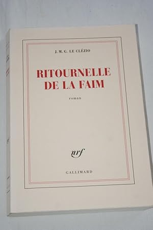Imagen del vendedor de RITOURNELLE DE LA FAIM a la venta por Librairie RAIMOND