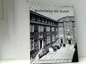 Seller image for Architektur als Kunst. Fritz-Schumacher-Kolloquium 1994 Band 3 for sale by ABC Versand e.K.