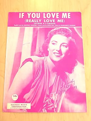 Seller image for If You Love Me ( Really Love Me ) Hymne A Lamour, Vera Lynn Cover for sale by Bradley Ross Books
