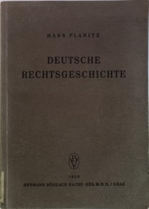 Bild des Verkufers fr Deutsche Rechtsgeschichte. zum Verkauf von Antiquariat Bookfarm