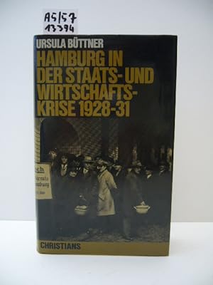 Bild des Verkufers fr Hamburg in der Staats- und Wirtschaftskrise 1928-1931. zum Verkauf von Schuebula