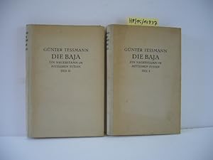 Imagen del vendedor de Die Baja, ein Negerstamm im mittleren Sudan. Teil 1 und Teil 2 Ergebnisse der 1913 vom Reichs-Kolonialamt ausgesandten vlkerkundlichen Forschungsreise nach Kamerun . a la venta por Schuebula