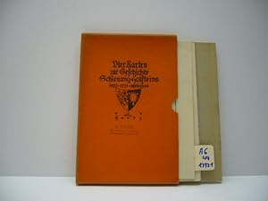 Bild des Verkufers fr Vier Karten zur Geschichte Schleswig-Holsteins (1622, 1721, 1815, 1914). Bearb. u. erl. zum Verkauf von Schuebula