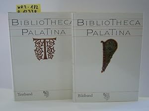 Bild des Verkufers fr Bibliotheca Palatina. 2 Bnde: Textband und Bildband. Katalog zur Ausstellung vom 8. Juli bis 2. November 1986 Heiliggeistkirche Heidelberg. Ausstellung der Universitt Heidelberg in Zusammenarbeit mit der Bibliotheca Apostolica Vaticana. 600 Jahre Universitt Heidelberg 1386 - 1986. zum Verkauf von Schuebula