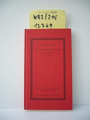 Ein Spazziergänger in Altona : (1801 - 1804). Mit einem Nachw. hrsg. von Hans-Werner Engels, Meie...