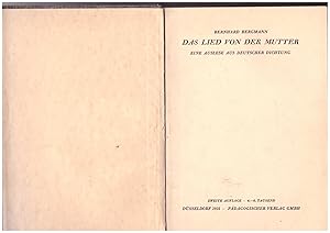 Seller image for Das Lied von der Mutter. Eine Auslese aus deutscher Dichtung for sale by Bcherpanorama Zwickau- Planitz
