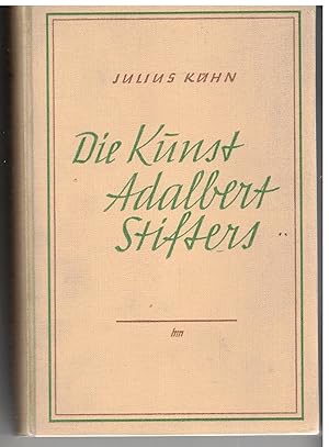 Immagine del venditore per Die Kunst Adalbert Stifters venduto da Bcherpanorama Zwickau- Planitz