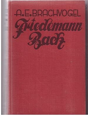 Bild des Verkufers fr Friedemann Bach zum Verkauf von Bcherpanorama Zwickau- Planitz