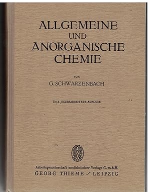Image du vendeur pour Allgemeine und anorganische Chemie mis en vente par Bcherpanorama Zwickau- Planitz
