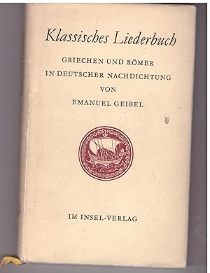 Bild des Verkufers fr Klassisches Liederbuch zum Verkauf von Bcherpanorama Zwickau- Planitz