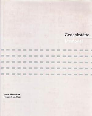 Seller image for Gedenksttte - Memorial for sale by Bcherpanorama Zwickau- Planitz