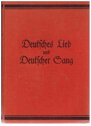Imagen del vendedor de Deutsches Lied und deutscher Sang a la venta por Bcherpanorama Zwickau- Planitz
