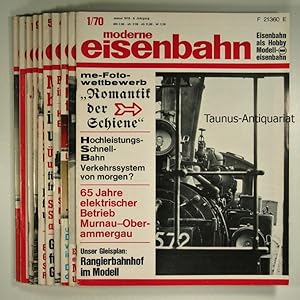 Imagen del vendedor de Moderne Eisenbahn. Eisenbahn als Hobby, Modelleisenbahn. Offizielles Organ des Bundesverbandes Deutscher Eisenbahn-Freunde e.V. 8. Jahrgang a la venta por Taunus-Antiquariat Karl-Heinz Eisenbach