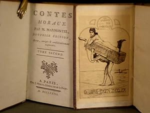 Contes moraux, avec une apologie du thêatre. Nouvelle édition, revue, corr. & consid. augmentée. ...