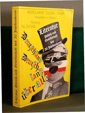 Immagine del venditore per Literatur, Politik und Gesellschaft des 20.Jahrhunderts. Mit einem Anhang: Malik Verlag. venduto da Fontane-Antiquariat Dr. H. Scheffers