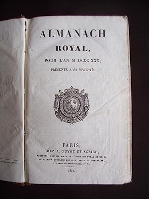 Almanach royal 1830