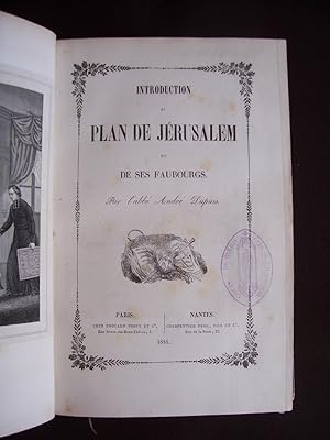 Introduction au plan de Jérusalem et de ses Faubourgs