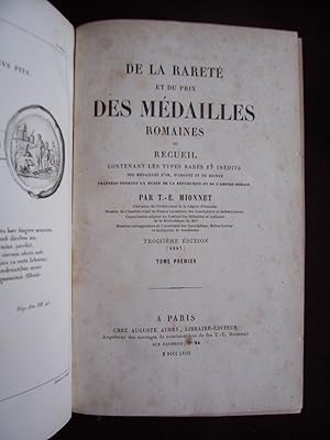 De la rareté et du prix des médailles Romaines - T.1 T.2