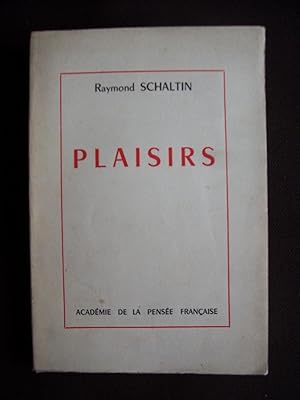 Image du vendeur pour Plaisirs mis en vente par Librairie Ancienne Zalc