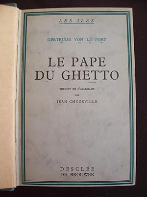 Imagen del vendedor de Le Pape du ghetto a la venta por Librairie Ancienne Zalc