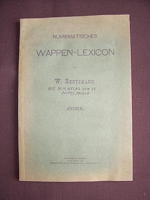 Image du vendeur pour Numismatisches Wappen-lexicon - Index mis en vente par Librairie Ancienne Zalc