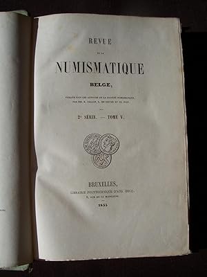Revue de la numismatique Belge - T. V 1855