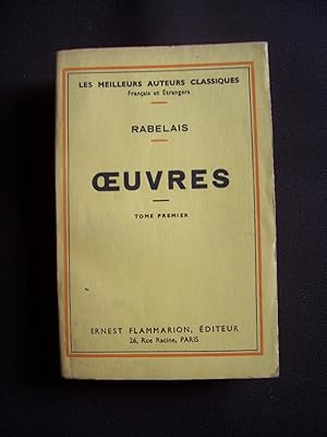 Les cinq livres de F. Rabelais, avec notes et glossaire - T.1 T.2