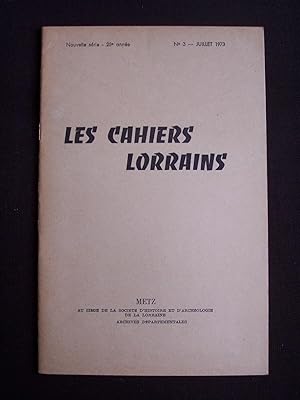 Les cahiers lorrains - N°3 1973