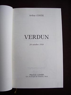 Seller image for Verdun 24 octobre 1916 for sale by Librairie Ancienne Zalc