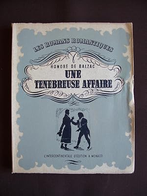 Seller image for Une tnbreuse affaire for sale by Librairie Ancienne Zalc