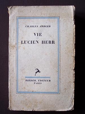 Vie de Lucien Herr 1864-1926
