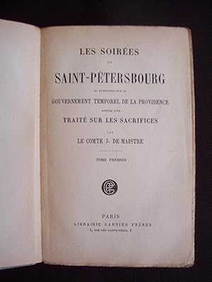 Imagen del vendedor de Les soires de Saint-Ptersbourg - T.1 T.2 a la venta por Librairie Ancienne Zalc