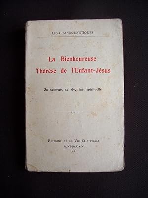 Seller image for La bienheureuse Thrse de l'Enfant-Jsus for sale by Librairie Ancienne Zalc