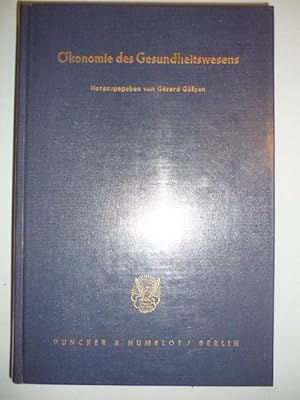 Seller image for konomie des Gesundheitswesens. for sale by Antiquariat Diderot