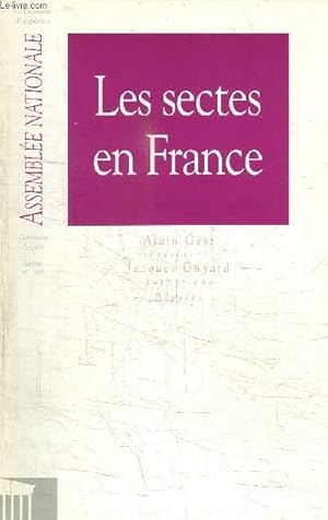 Bild des Verkufers fr LES SECTES EN FRANCE - RAPPORT N 2468 ASSEMBLEE NATIONALE - COMMISSION D'ENQUETE zum Verkauf von Le-Livre