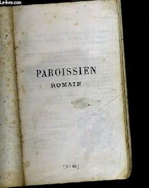 Seller image for PAROISSIEN ROMAIN N60 for sale by Le-Livre