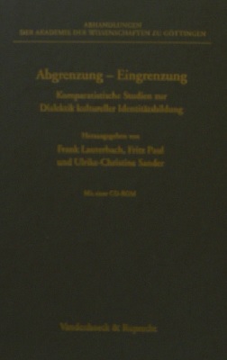 Bild des Verkufers fr Abgrenzung - Eingrenzung Komparatistische Studien zur Dialektik kultureller Identittsbildung zum Verkauf von primatexxt Buchversand