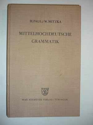 Seller image for Mittelhochdeutsche Grammatik. for sale by Antiquariat Diderot