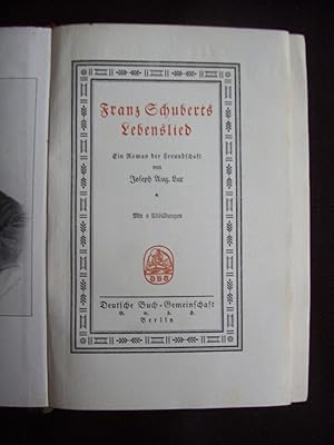 Image du vendeur pour Franz Schuberts Lebenslied mis en vente par Librairie Ancienne Zalc