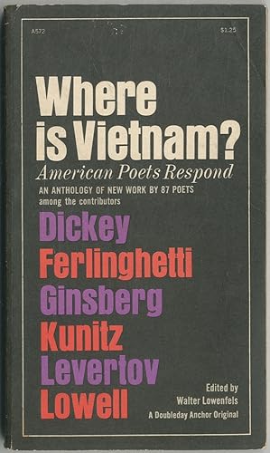 Imagen del vendedor de Where is Vietnam? American Poets Respond: An Anthology of Contemporary Poems a la venta por Between the Covers-Rare Books, Inc. ABAA