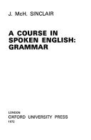Seller image for Course in Spoken English: Grammar for sale by librairie philippe arnaiz