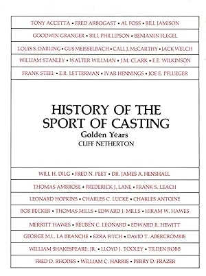 Seller image for History of the Sport of Casting: Golden Years for sale by Book Booth