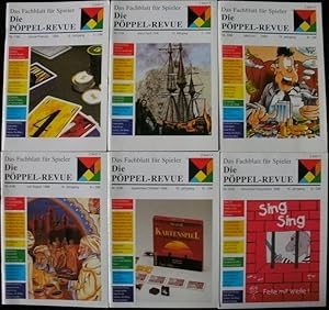 Bild des Verkufers fr Pppel-Revue, Jg. 1996, 6 Hefte zum Verkauf von Alte Spiele  Modernes Spiele-Antiquariat