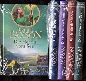 Image du vendeur pour Die Heilige Insel; Bd. 1: Die Herrin vom See; Bd. 2: Die Herrin der Raben; Bd. 3: Die Herrin von Camelot; Bd. 4: Die Herrin der Insel mis en vente par Alte Spiele  Modernes Spiele-Antiquariat