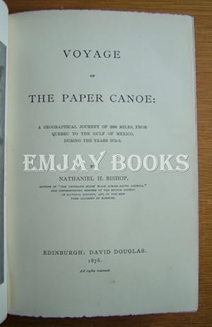 Voyage of the Paper Canoe.