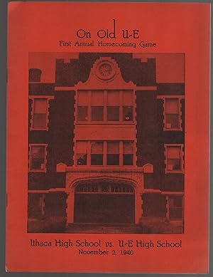 1940 Homecoing Game Program between Ithaca High School & Union - Endicott High School