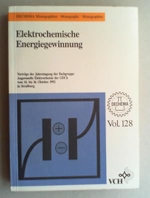 Elektrochemische Energiegewinnung. Vorträge der Jahrestagung der Fachgruppe Angewandte Elektroche...