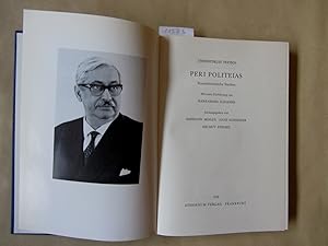 Seller image for Peri Politeisa. Staatstheoretische Studien. Einfhrung von Hans-Georg Gadamer. for sale by Versandantiquariat Dr. Wolfgang Ru
