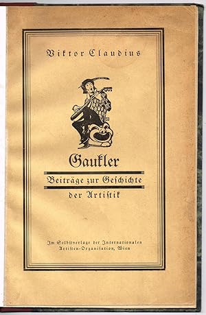 Gaukler. Beiträge zur Geschichte der Artistik.