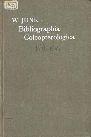 Bibliographia Coleopterologica.